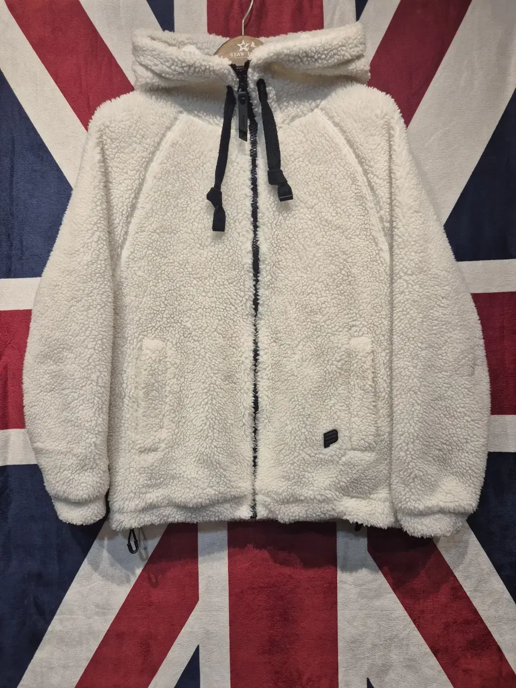 [95] Beanpole Sports Fleece Hoodie Zip Up White