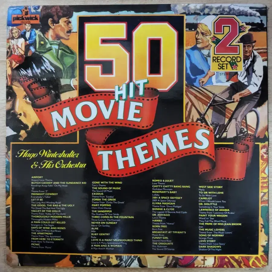 V.A: MOVIE THEMES 2LP 음반 (LP 턴테이블 오디오 앰프