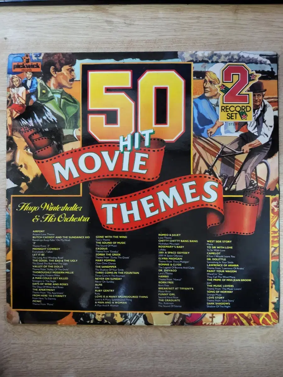 V.A: MOVIE THEMES 2LP 음반 (LP 턴테이블 오디오 앰프