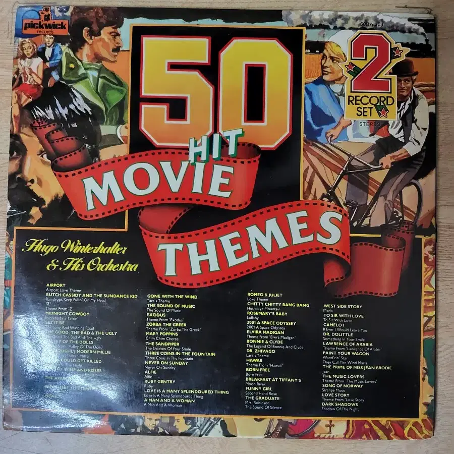 V.A: MOVIE THEMES 2LP 음반 (LP 턴테이블 오디오 앰프