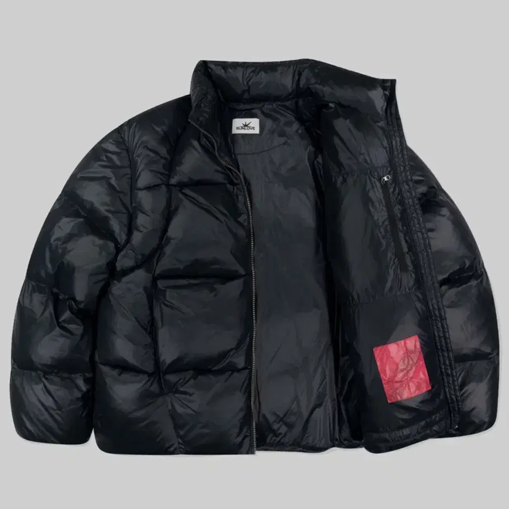 썬러브 Toray Slice Down Jacket Black 패딩