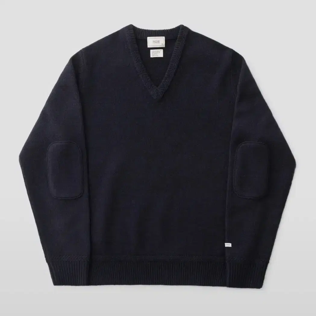 어나더오피스 CRAFT V-Neck Sweater (Dark Navy)