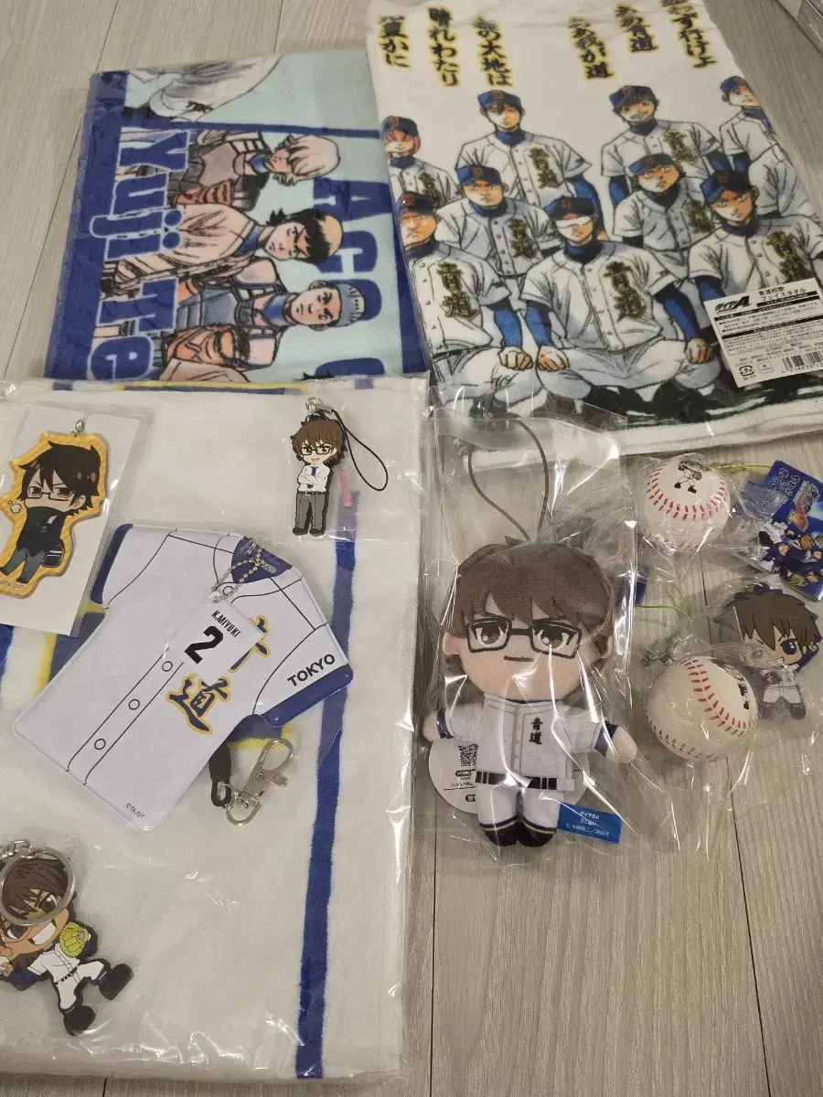 Sold in bulk) Dia Ace Towel Kazuya Miuki doll Towel keyring etc.