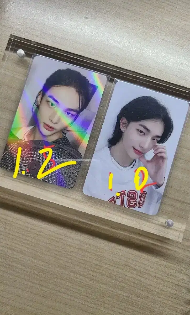 Skz hyunjin makestar with muu photocard