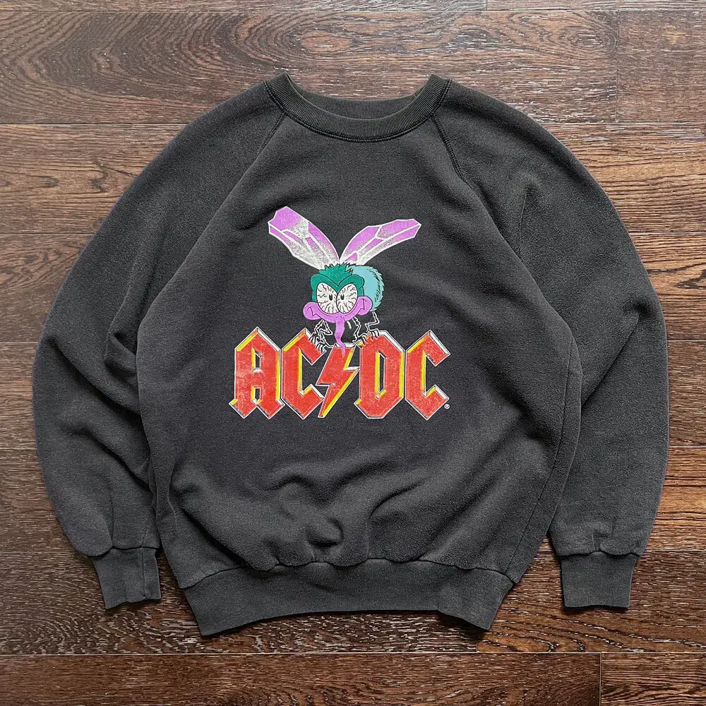 80s ACDC 에이씨디씨 빈티지 스웻