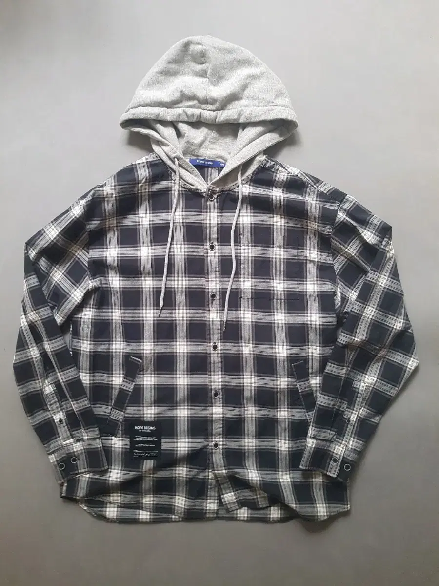 [105] Frankston Check Hooded Jacket