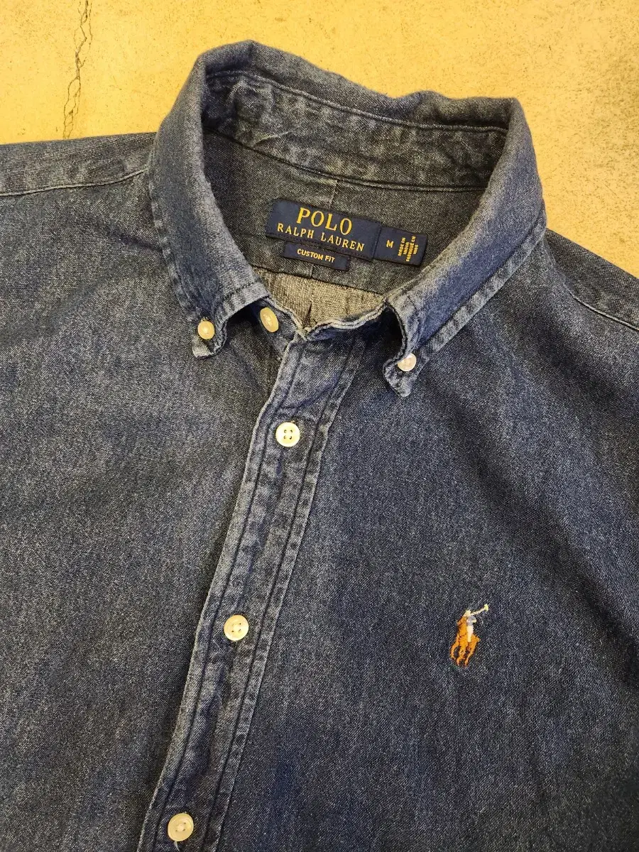 Polo Denim Shirt M