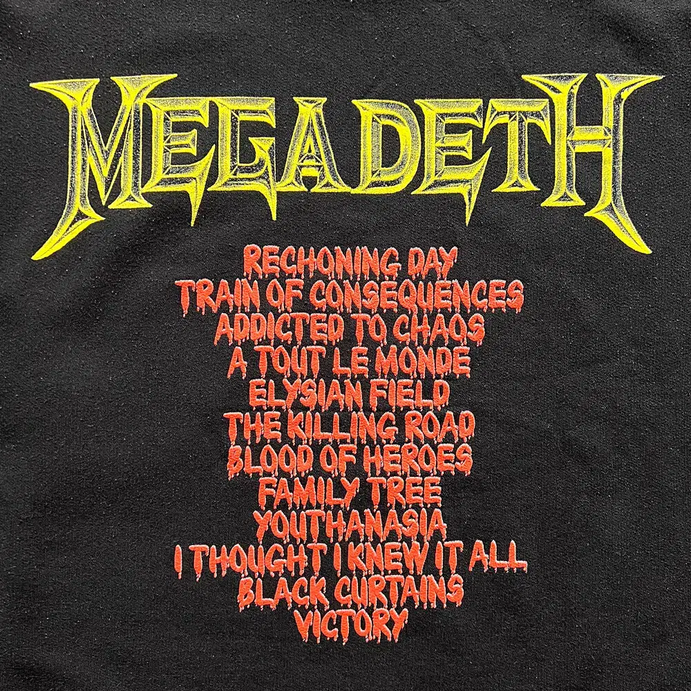 90's 메가데스 Megadeth Hoodie