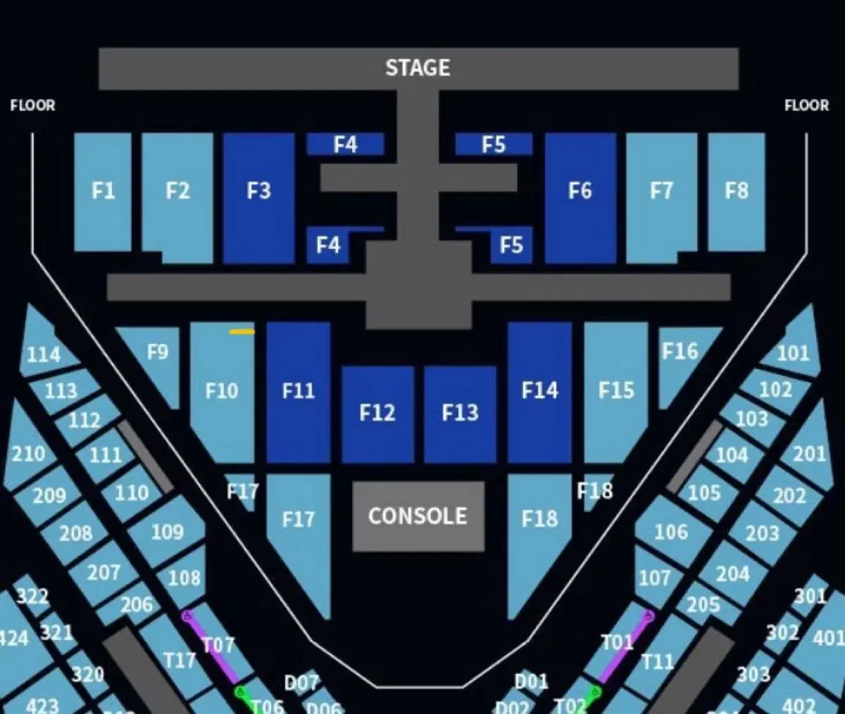 nct127 콘서트 첫콘 플로어 f10 3열 양도 엔시티127 칠콘