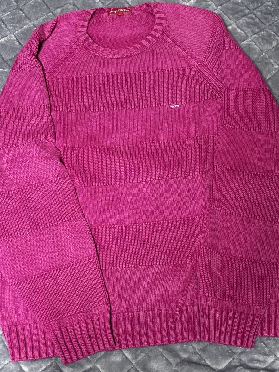 Supreme Small Box Stripe Sweater 23ss