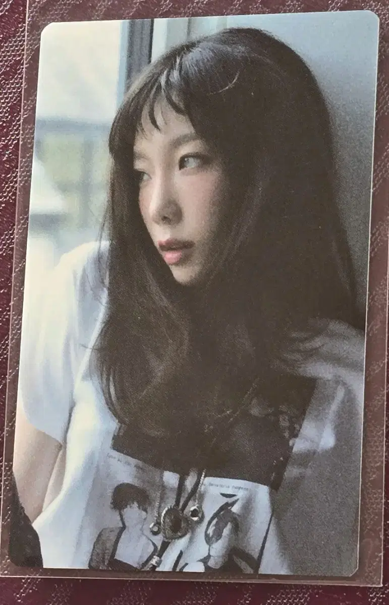 Taeyeon Youngpung Bookstore pre-order benefit photocard Letter to My Self Letuma Photo Card