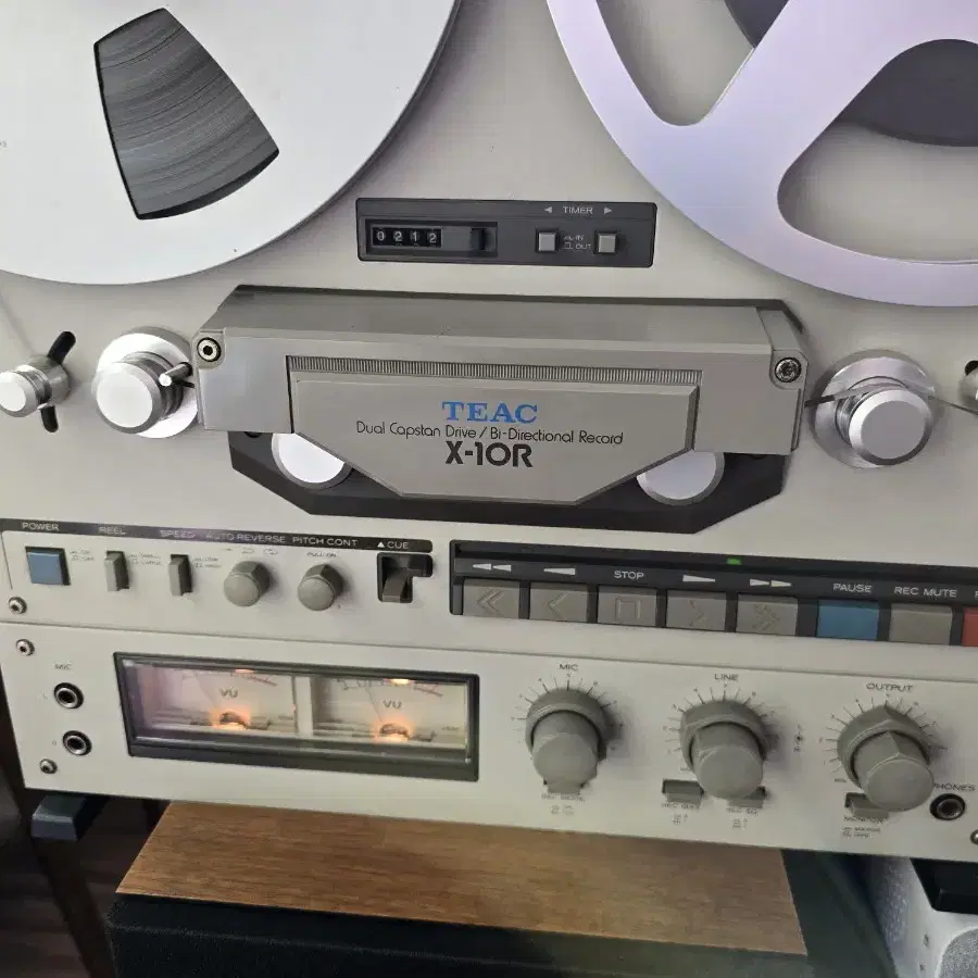 빈티지 TEAC X-10R 4트랙 릴데크