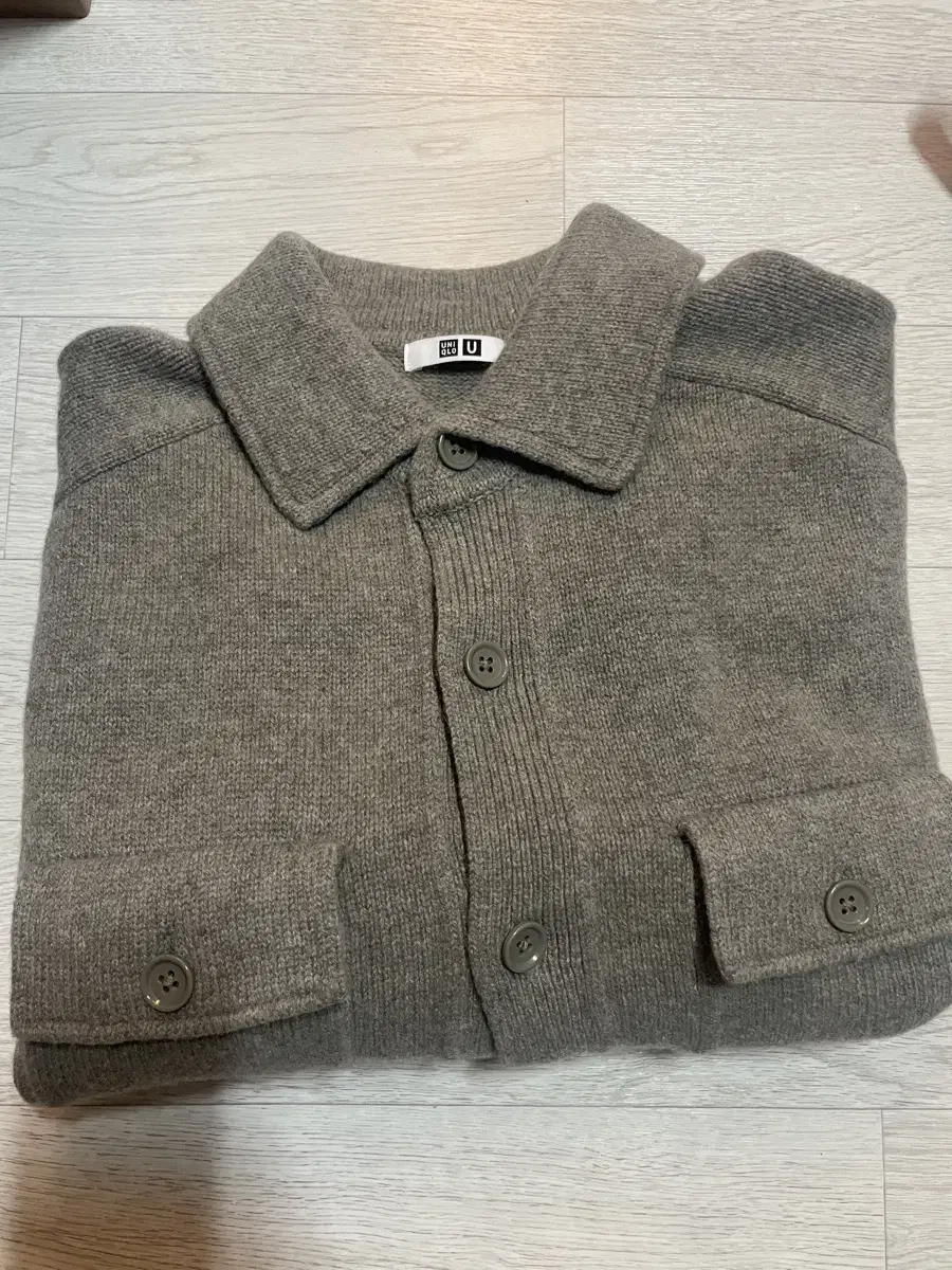 Uniqlo Lambswool Knit Jacket