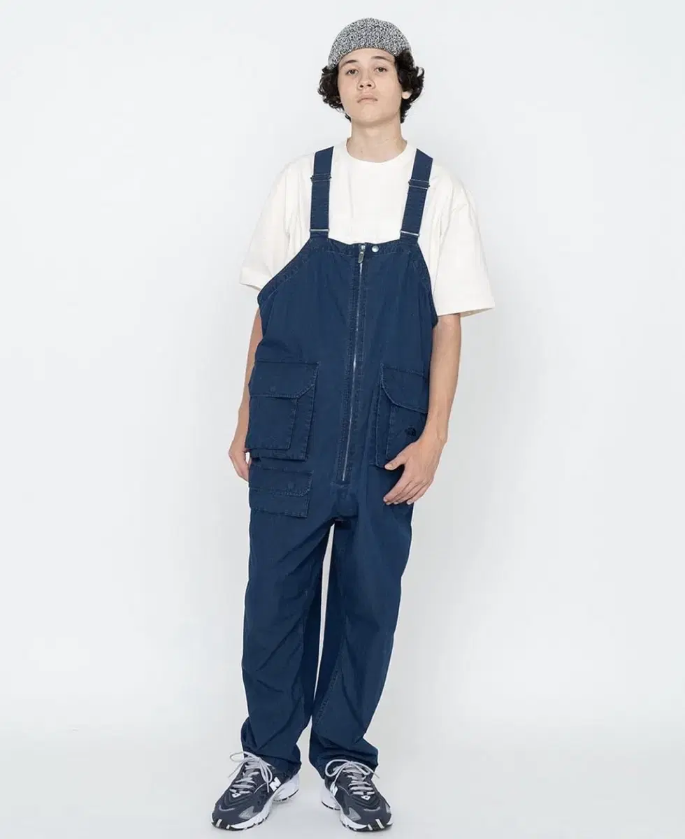 [36] The North Face Perflabel Nanamika Overalls Indigo NT5309N