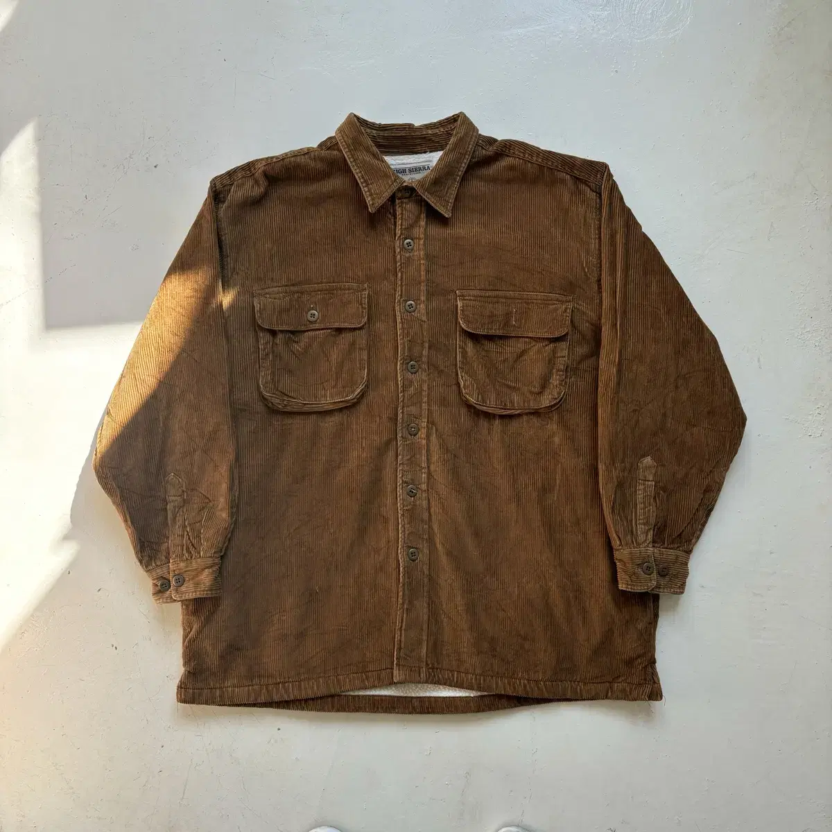 00s High Sierra 코듀로이 쉐르파 자켓 2XL