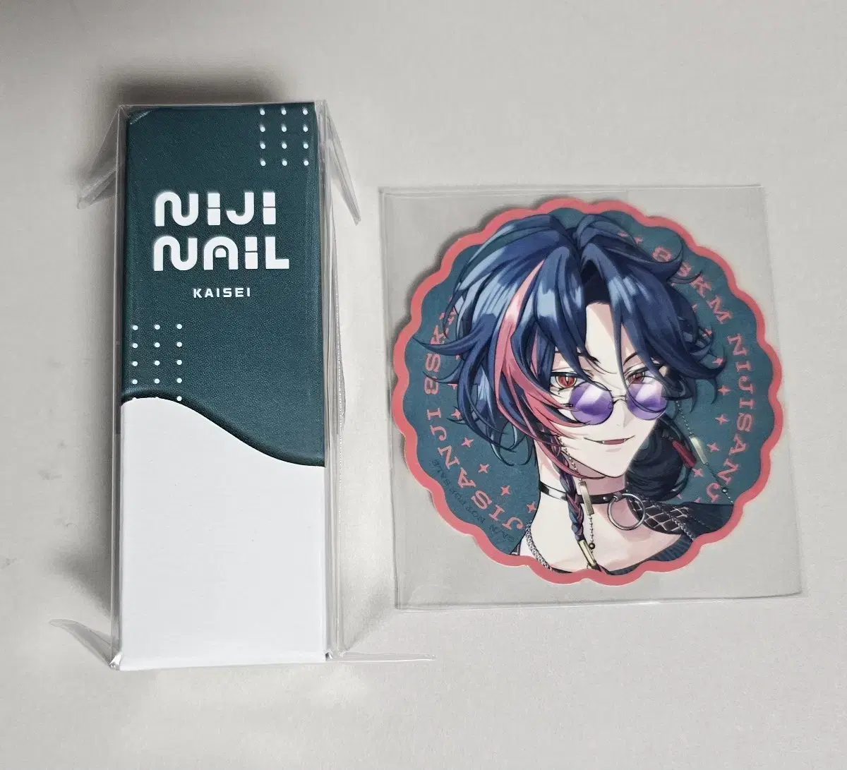 NIJISANJI Kaisei Nail Polish sticker sell WTS