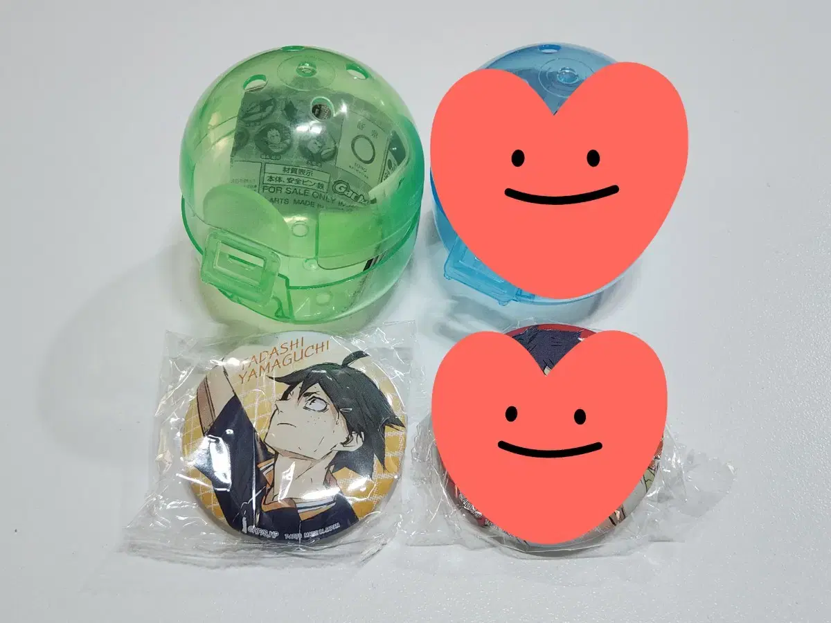 Haikyuu Gacha Capsule Canbadge Yamaguchi Karasuno