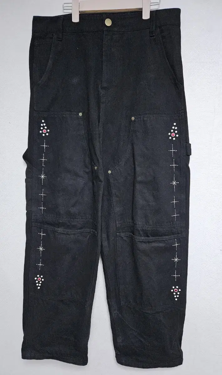 Aoiro Embroidered Double Knee Pants size 1