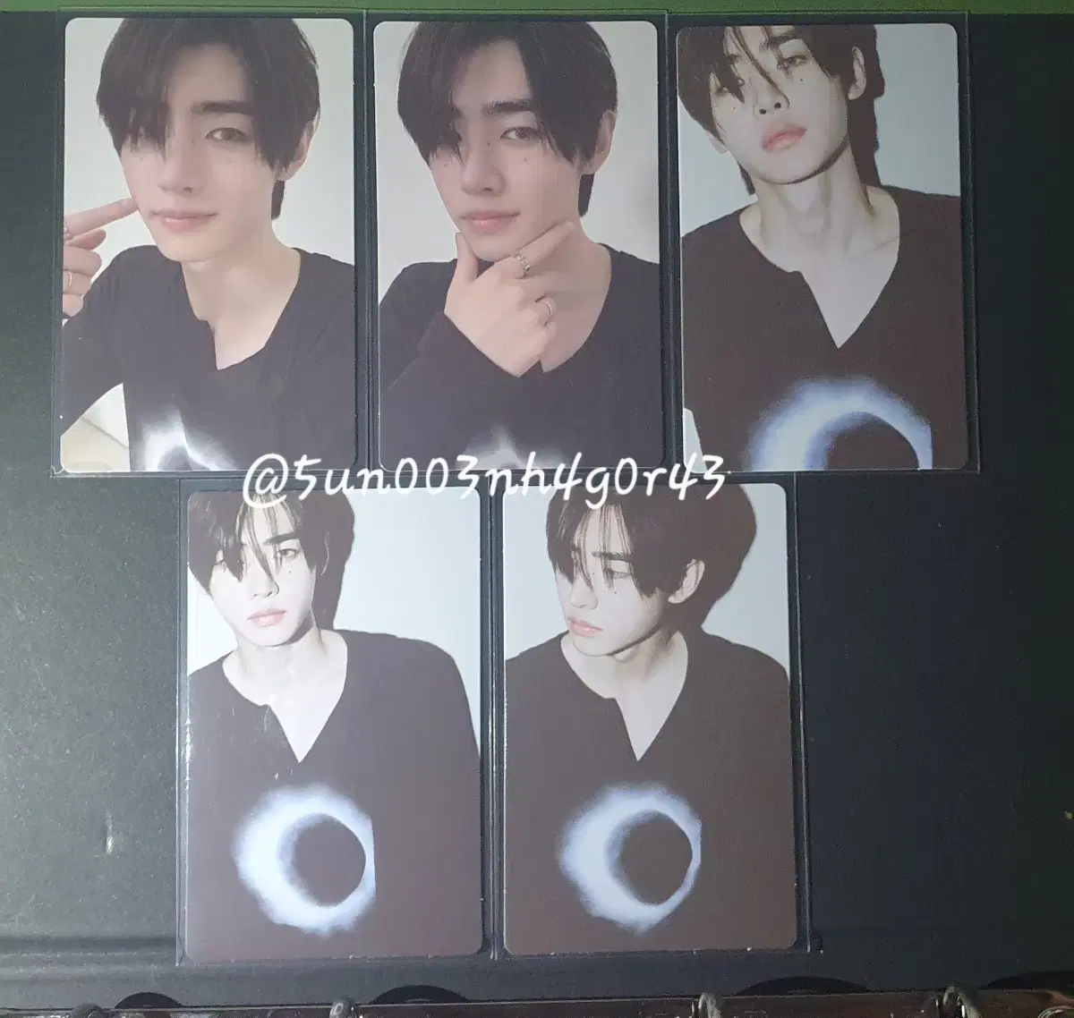 Enhypen sunwoo sunghoon photocard Unseen Exhibitions