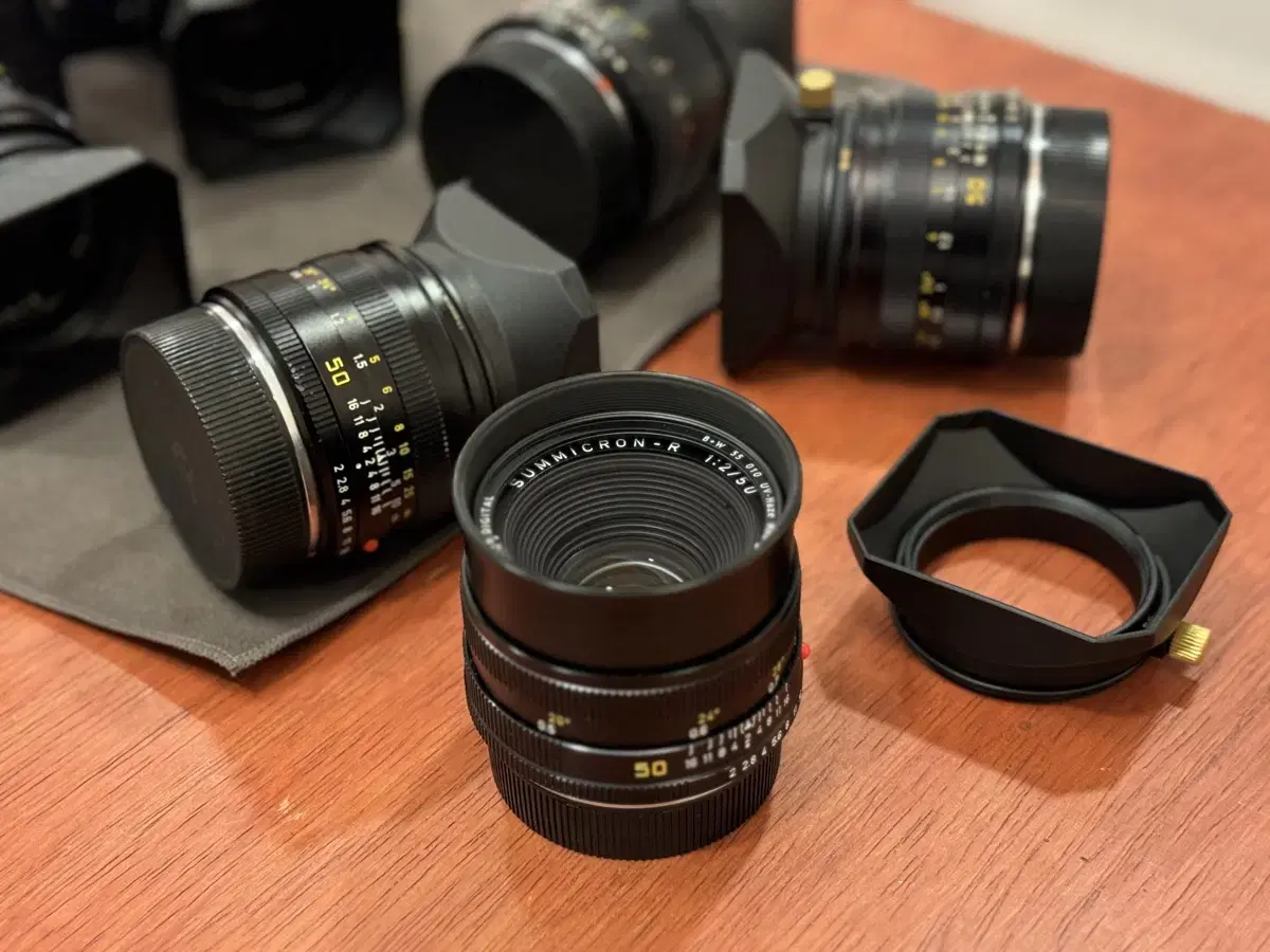 라이카 R 렌즈 주미크론 50mm F2 렌즈 팝니다. 라이카 필름카메라