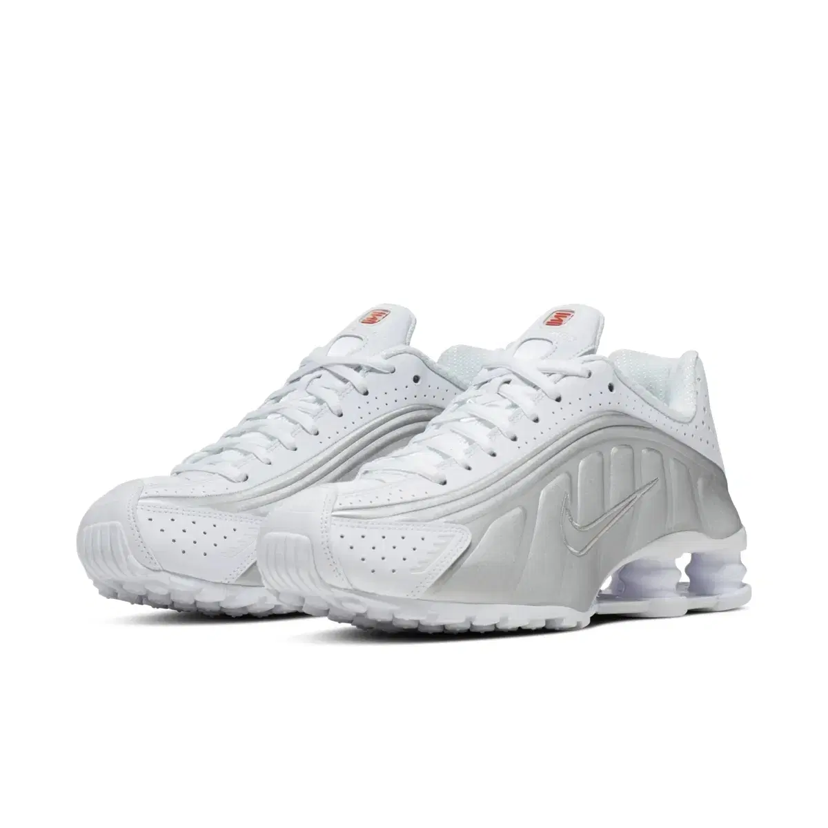 Nike Shox R4  - white metallic silver