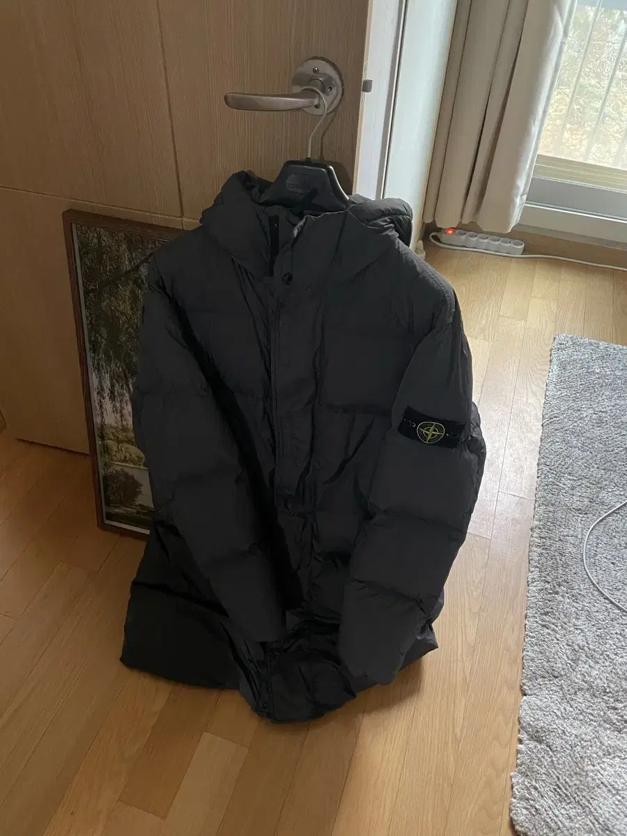 Stone Island Waffen Crinkle Wrap Long Padding