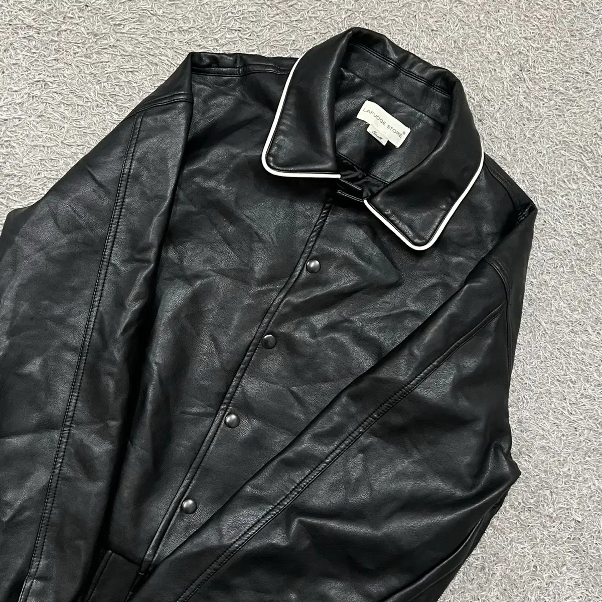 [95] Lapidary Store Leather Jacket