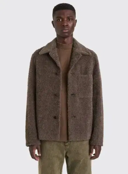 L'Hermès 19FW Alpaca Fur Jacket 46 new