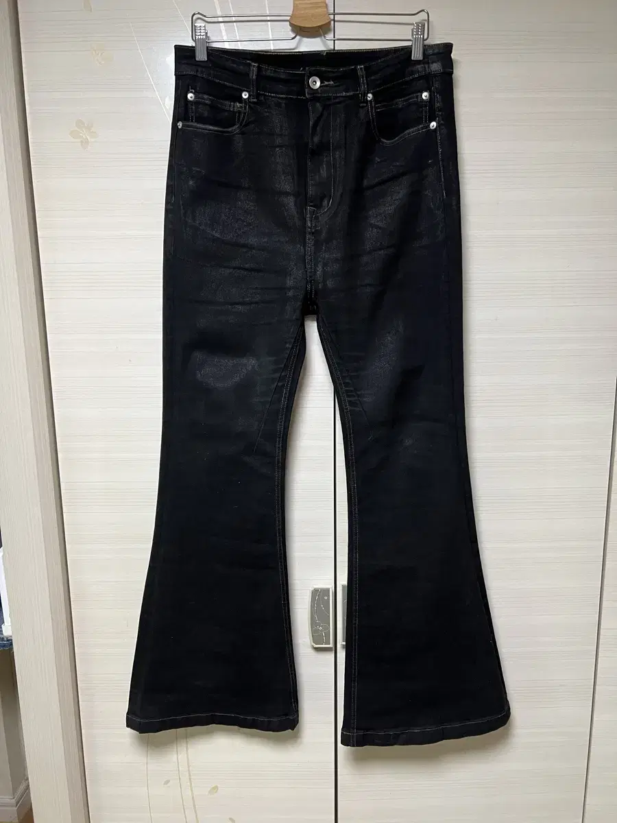 [2] Awkward Flare Denim Waxed Jeans