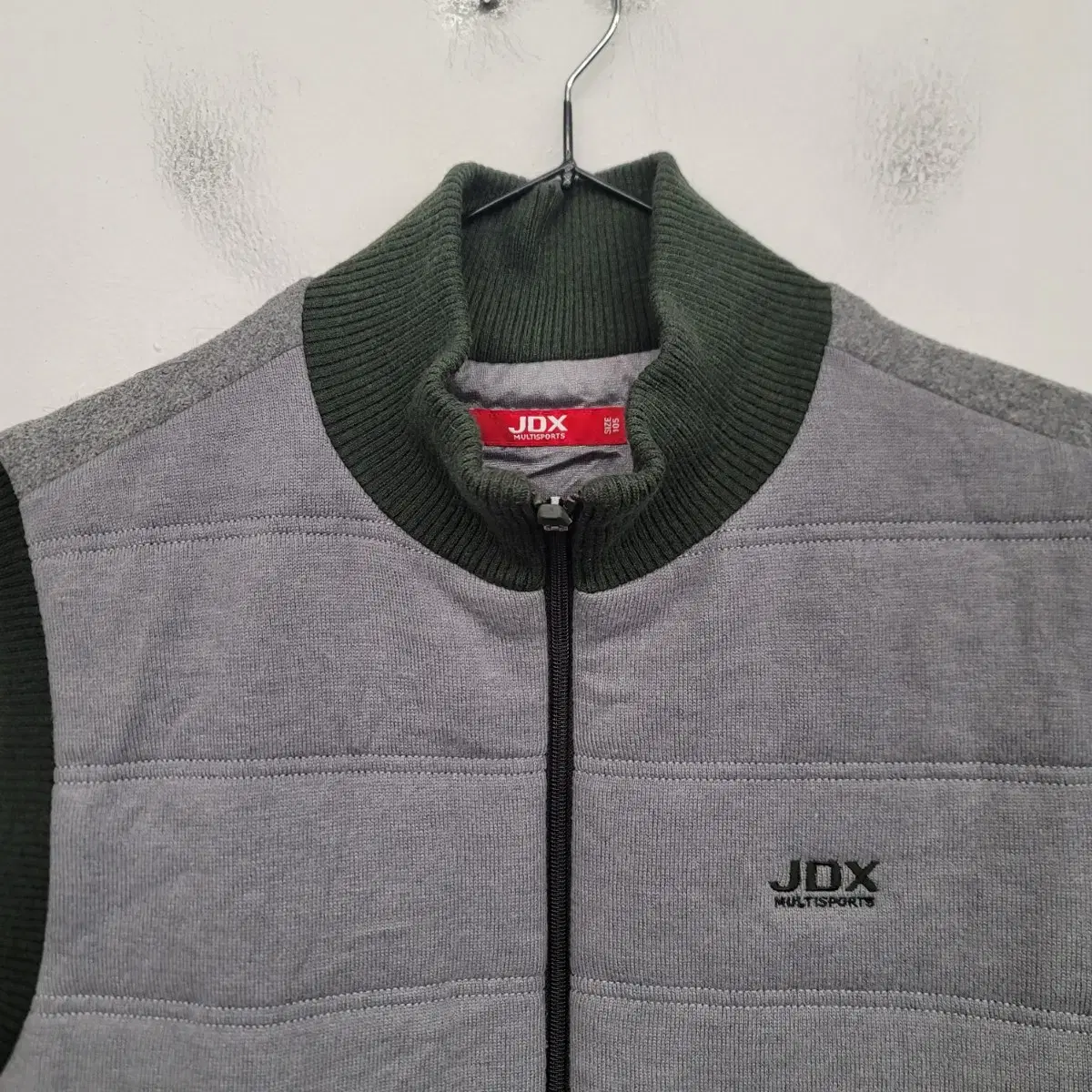 [105/XL] JDX 골프 방풍 니트 집업 조끼