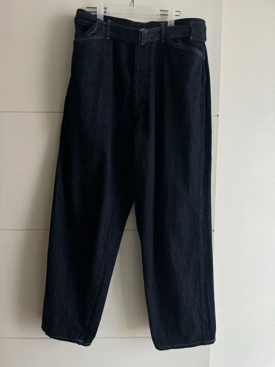 Komori Belted Denim Indigo 3 sizes