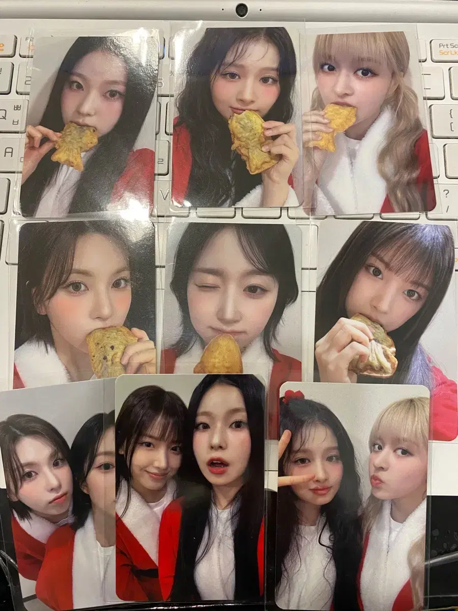 nmixx makestar Christmas event taiyaki offline photocard fork