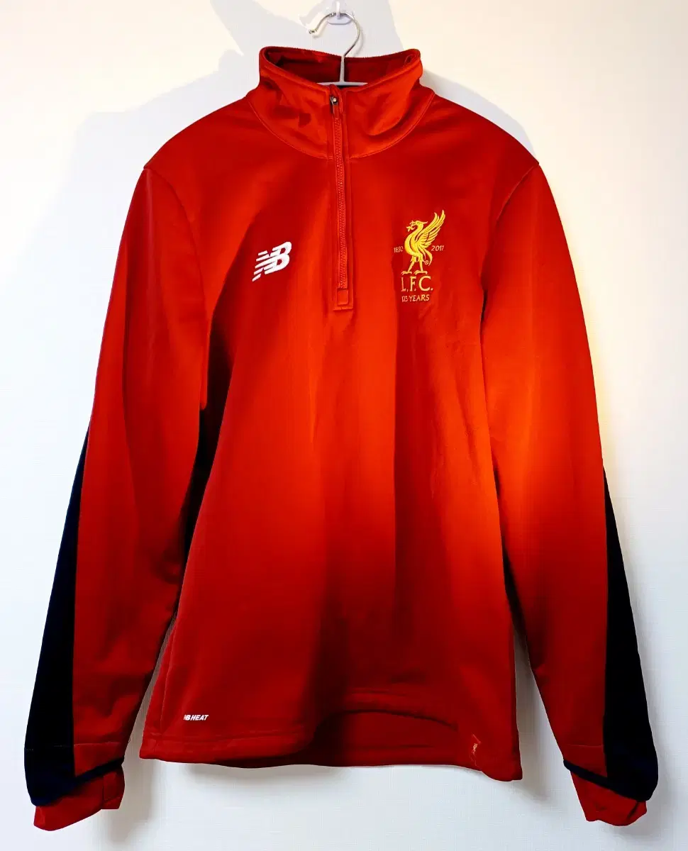 2017-2018 Liverpool 125th Anniversary New Balance Half Zip Training Top Soccer