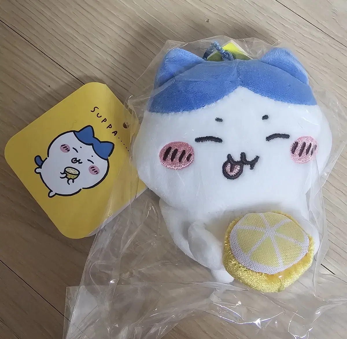 [unsealed] Lemon Hachiware SUPPA Mascot mako doll Munchkin Chiikawa