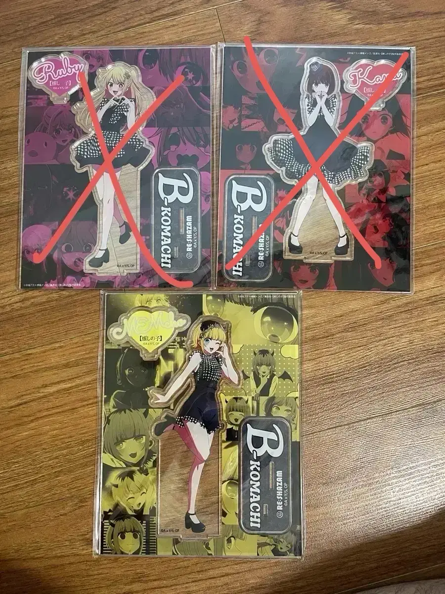 (Unsealed) I sell my favorite child Noir Bikomachi Big Acrylic Stand