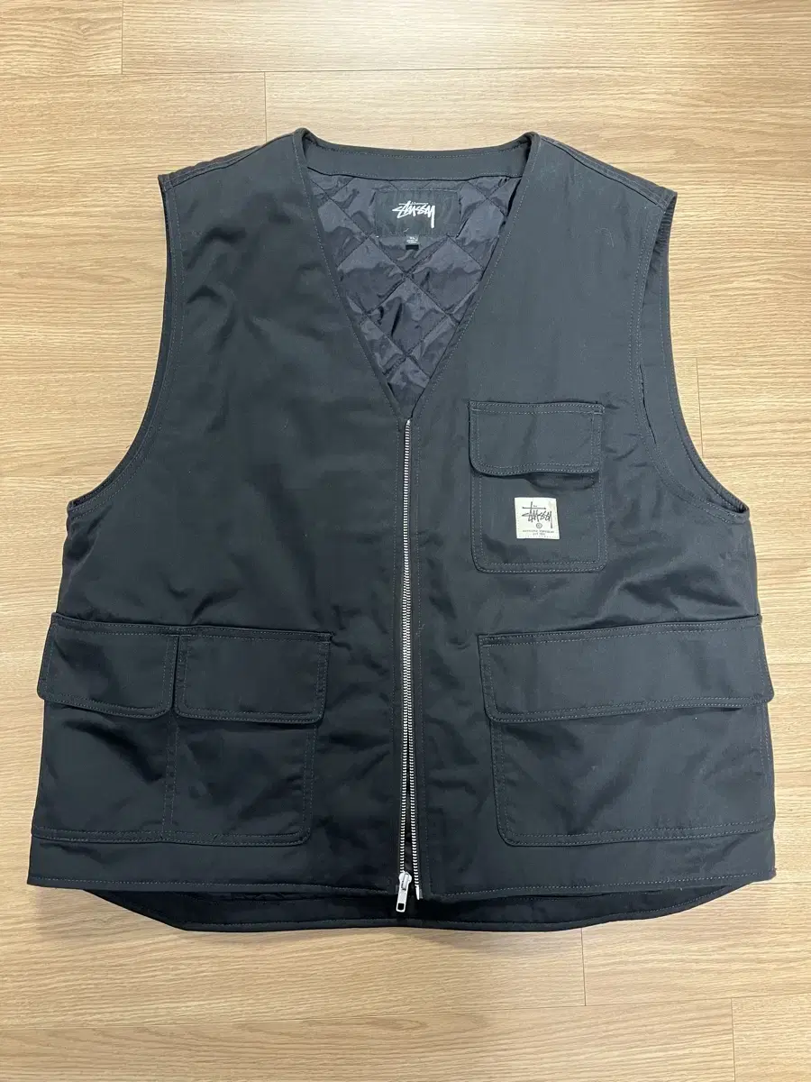 Stussy Synthetic Work Vest Black XL