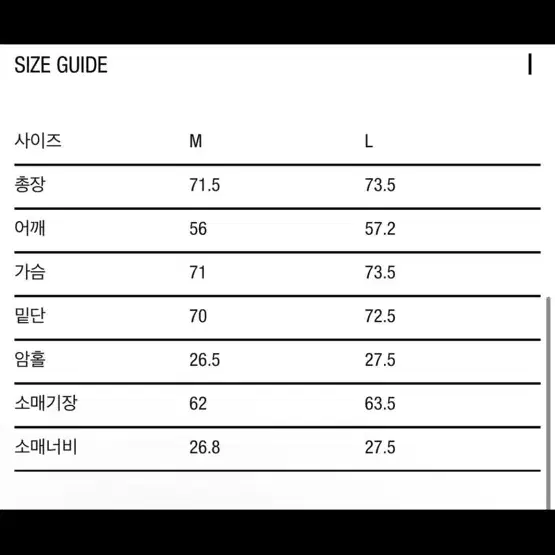 아모멘토 시어 스트링 아노락 블루 M사이즈