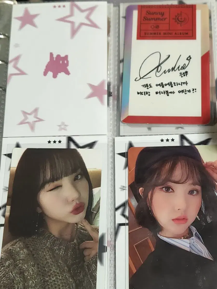 Chapter 11) viviz gfriend eunha photocard eunbi photocard broadcast unreleased photocard Alpo