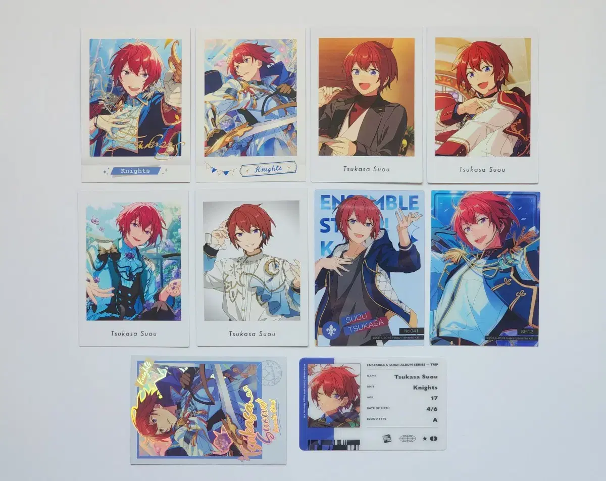 Ensemble Stars Anstar Knights Suou Tsukasa Pashaklka ID card in bulk