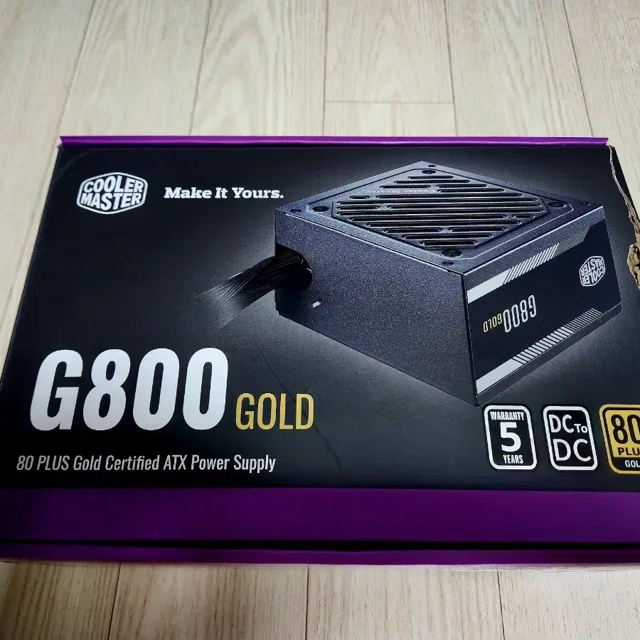 쿨러마스터 G800W GOLD 파워