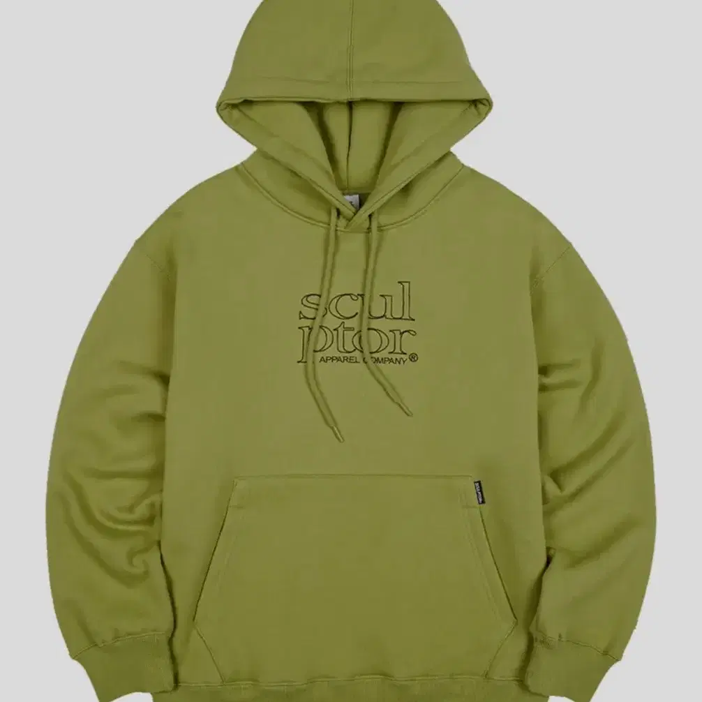 스컬프터 Retro Outline Hoodie Greenery 후드티