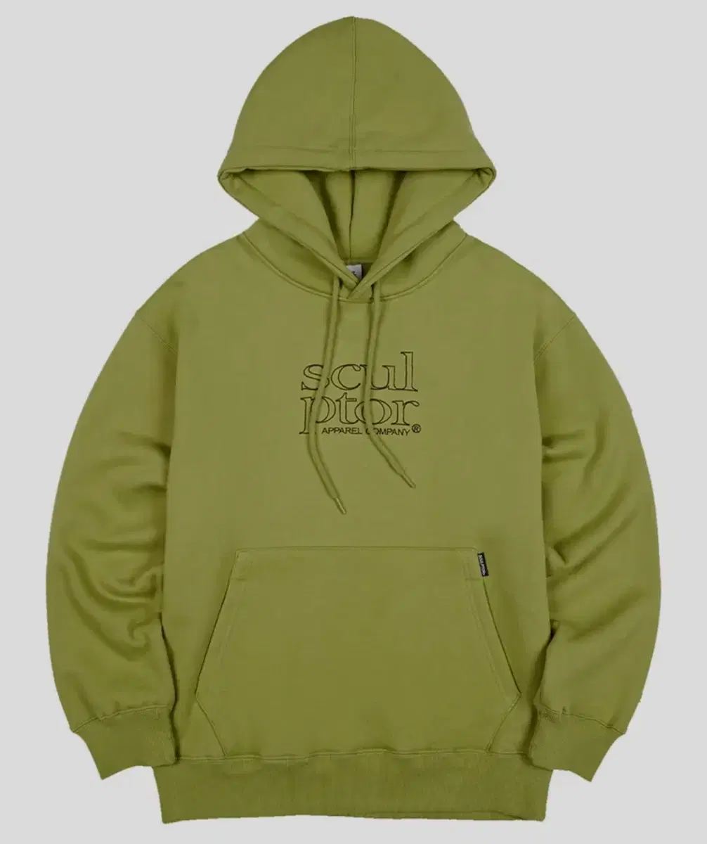 스컬프터 Retro Outline Hoodie Greenery 후드티