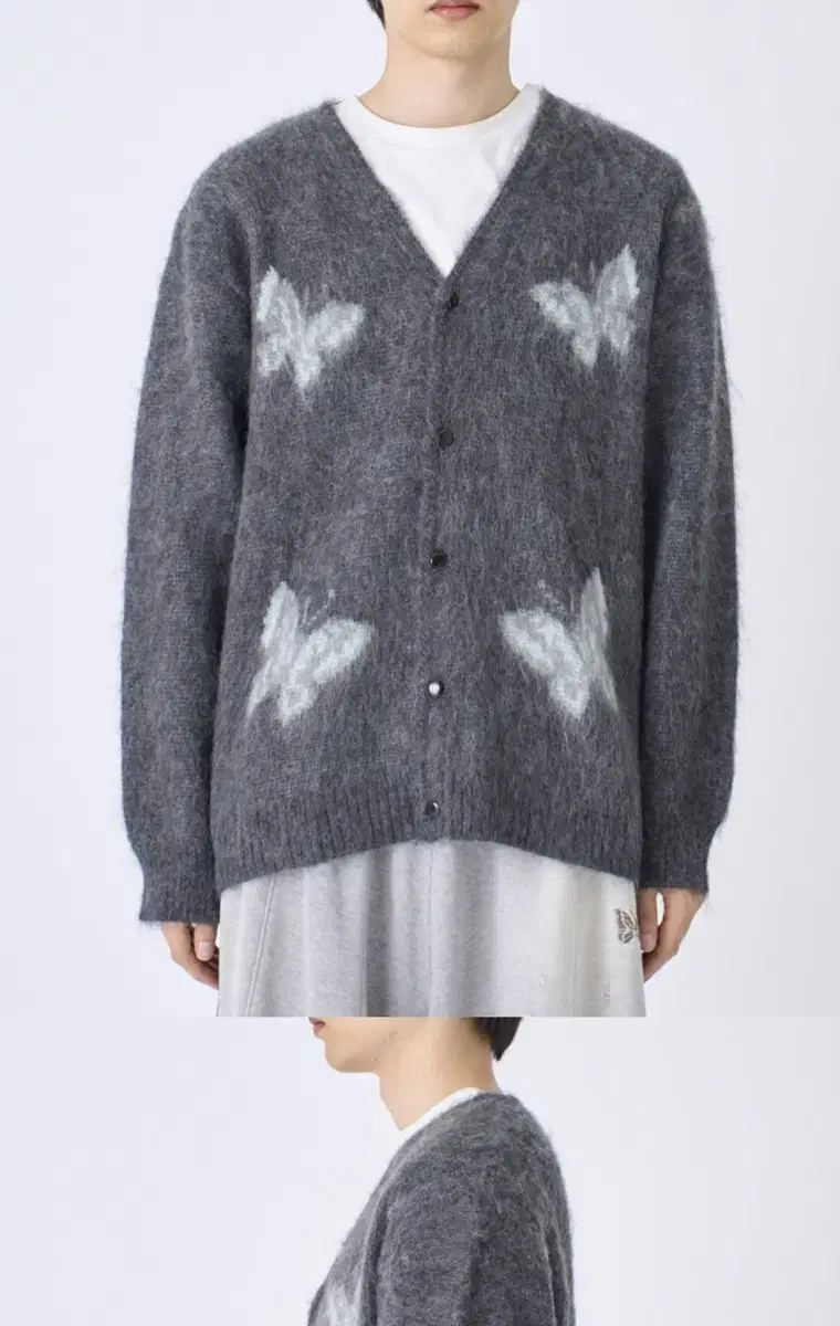 24AW Needles studious starburst mohair cardigan