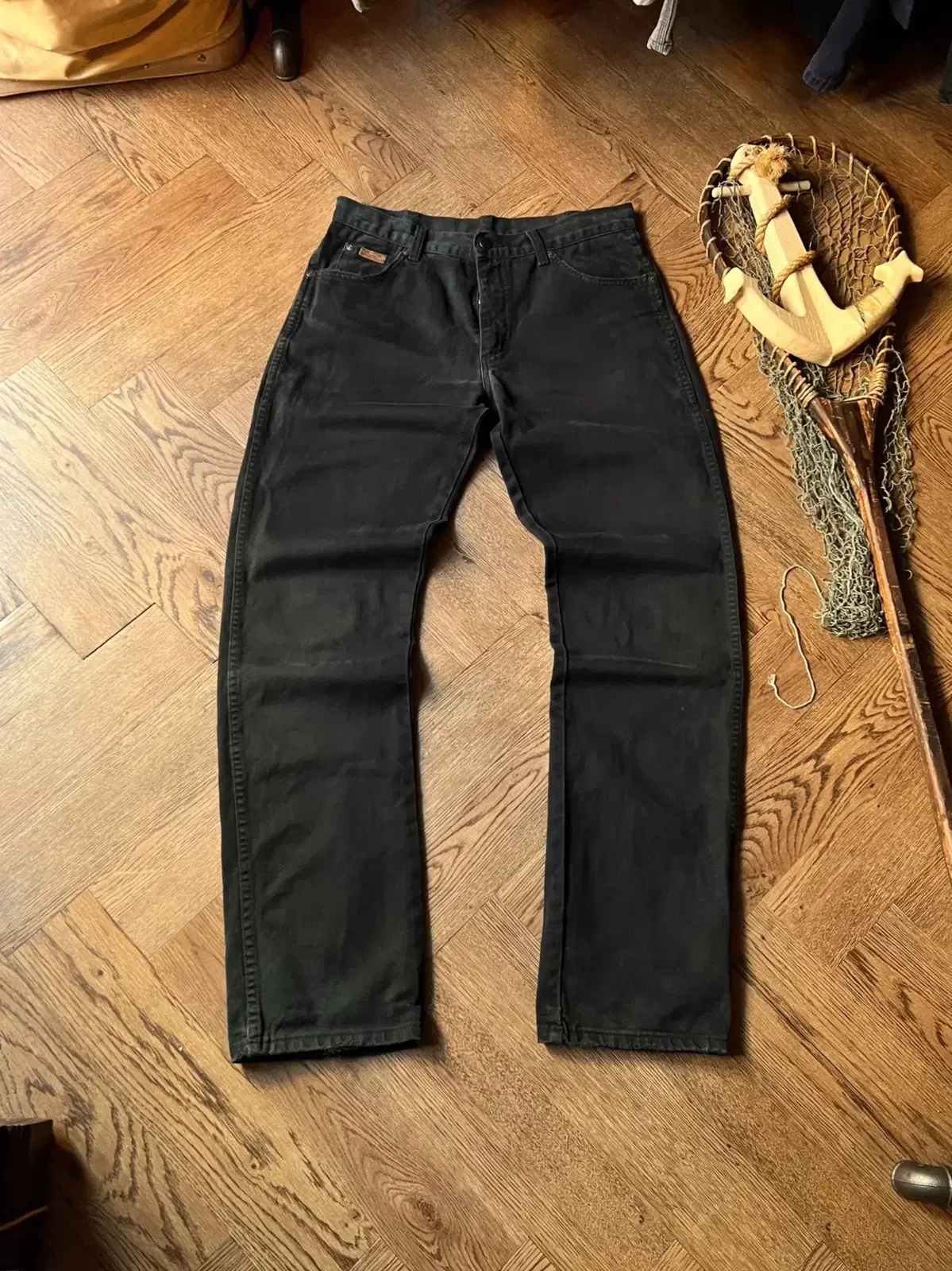 [31]Wrangler USA Black Blue Denim Pants