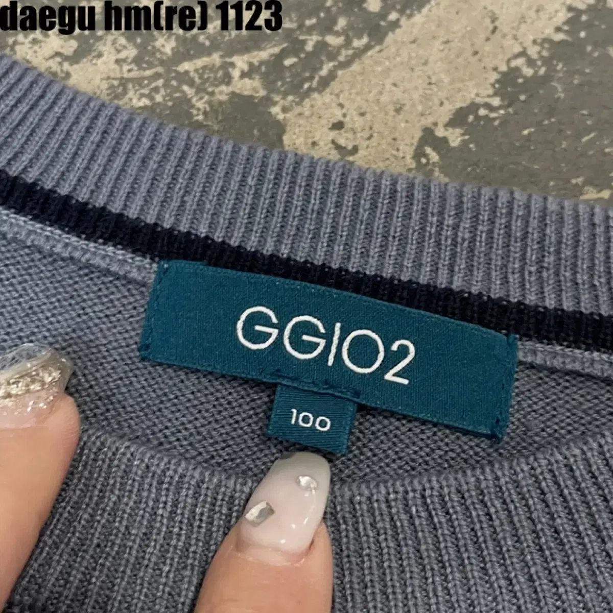 GGIO2 빈티지 니트 100