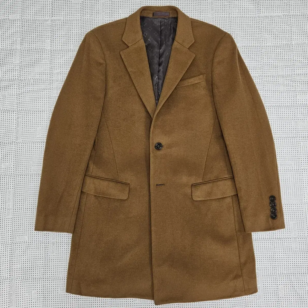 Trujen wool and cashmere coat for men100