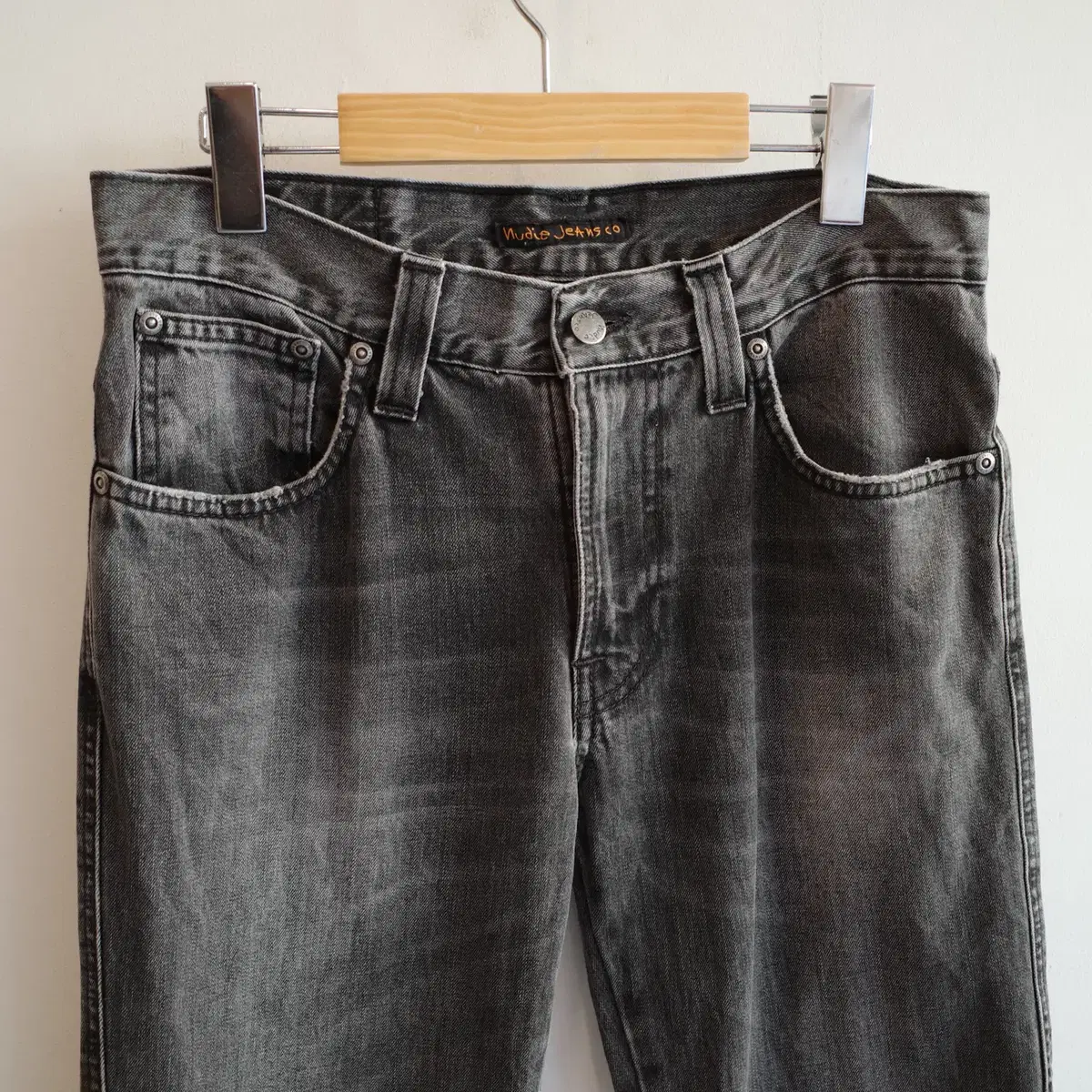 Nudie Jeans 누디진 흑청 데님팬츠 (ITALY MADE)