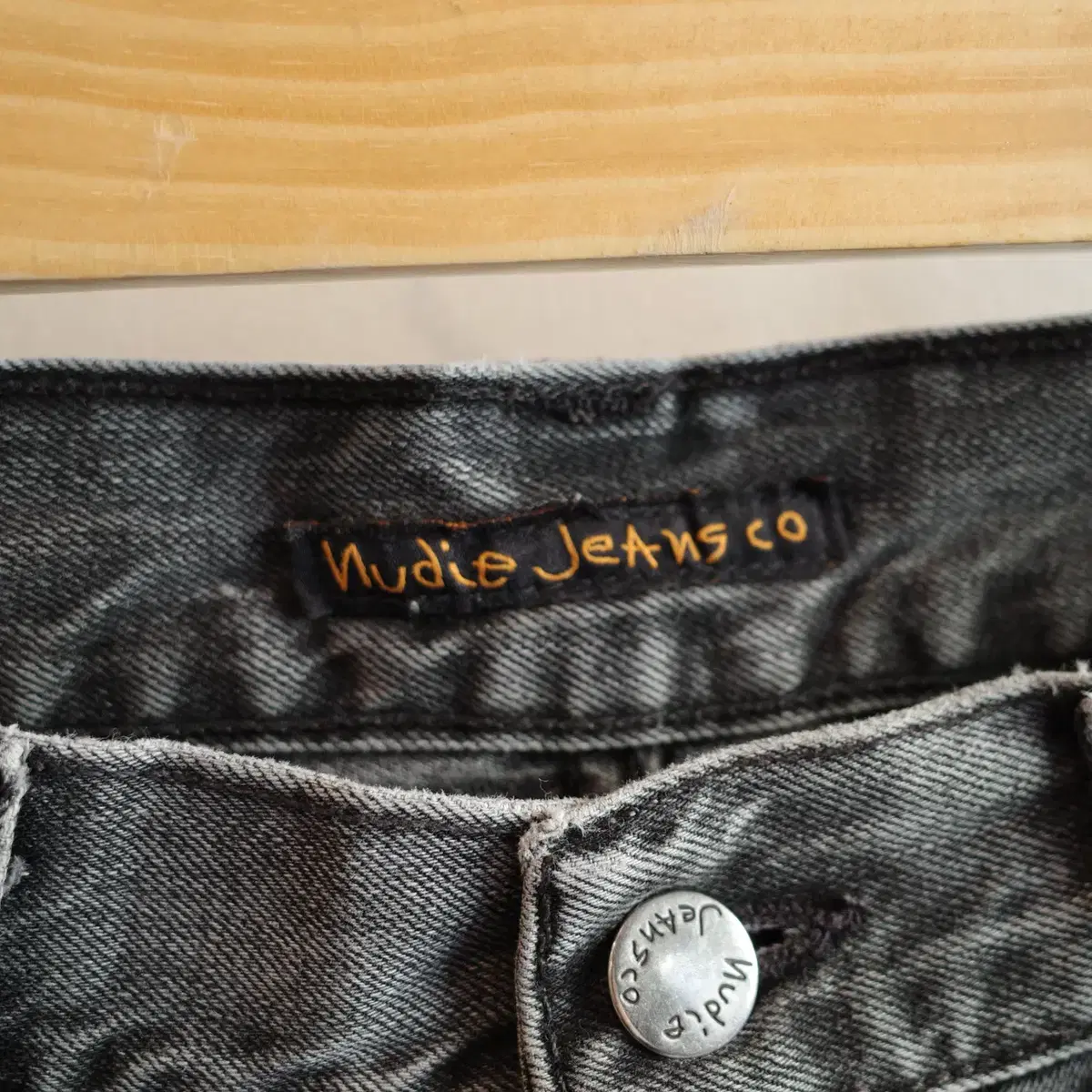 Nudie Jeans 누디진 흑청 데님팬츠 (ITALY MADE)