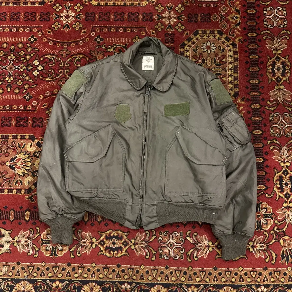 90s USA Alpine Industries CWU 45P Military Aviation Jumper Jacket