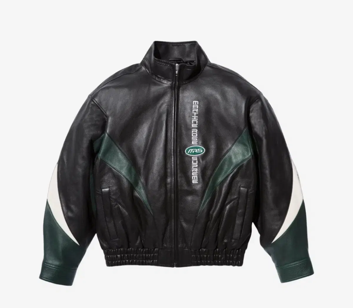 [M] Supreme Martin Rose Leather Jacket Black